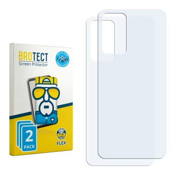 Vorderseite einer Produktverpackung mit dem Markenlogo BROTECT. Daneben ist der zugehörige Displayschutz.