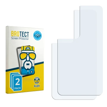 Vorderseite einer Produktverpackung mit dem Markenlogo BROTECT. Daneben ist der zugehörige Displayschutz.