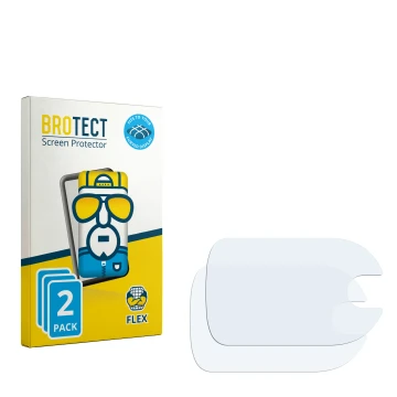 Vorderseite einer Produktverpackung mit dem Markenlogo BROTECT. Daneben ist der zugehörige Displayschutz.
