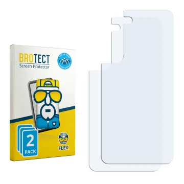 Vorderseite einer Produktverpackung mit dem Markenlogo BROTECT. Daneben ist der zugehörige Displayschutz.