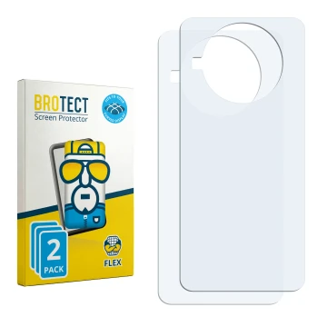 Vorderseite einer Produktverpackung mit dem Markenlogo BROTECT. Daneben ist der zugehörige Displayschutz.