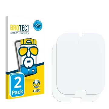 Vorderseite einer Produktverpackung mit dem Markenlogo BROTECT. Daneben ist der zugehörige Displayschutz.