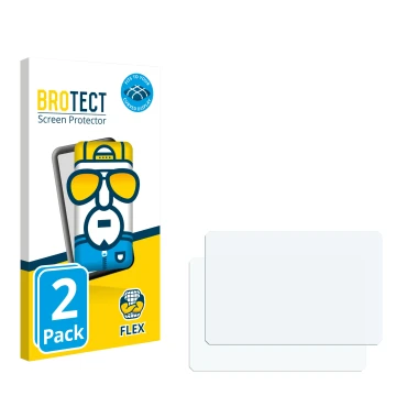 Vorderseite einer Produktverpackung mit dem Markenlogo BROTECT. Daneben ist der zugehörige Displayschutz.
