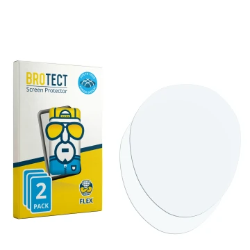 Vorderseite einer Produktverpackung mit dem Markenlogo BROTECT. Daneben ist der zugehörige Displayschutz.