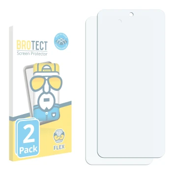 Vorderseite einer Produktverpackung mit dem Markenlogo BROTECT. Daneben ist der zugehörige Displayschutz.