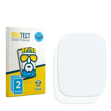 Vorderseite einer Produktverpackung mit dem Markenlogo BROTECT. Daneben ist der zugehörige Displayschutz.