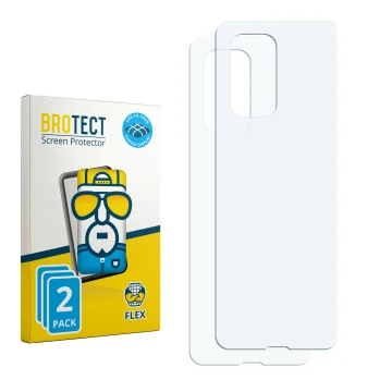 Vorderseite einer Produktverpackung mit dem Markenlogo BROTECT. Daneben ist der zugehörige Displayschutz.