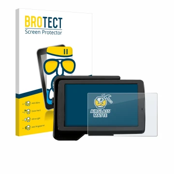 Vorderseite einer Produktverpackung mit dem Markenlogo BROTECT. Daneben ist das Gerät BMW R 1200 GS 2013-2019 Navigator V 5