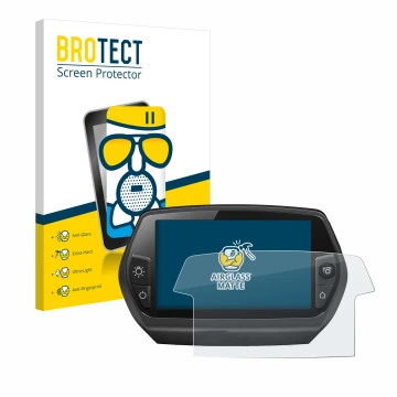 Vorderseite einer Produktverpackung mit dem Markenlogo BROTECT. Daneben ist das Gerät Bosch Nyon 2014 mit dem zugehörigen Disp