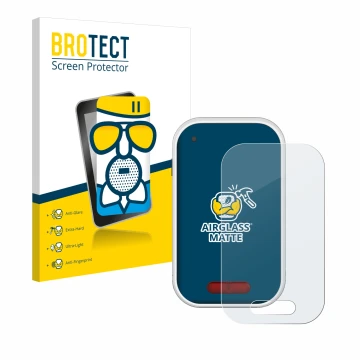 Vorderseite einer Produktverpackung mit dem Markenlogo BROTECT. Daneben ist das Gerät Polar V650 mit dem zugehörigen Displaysc