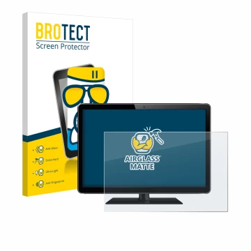 Vorderseite einer Produktverpackung mit dem Markenlogo BROTECT. Daneben ist das Gerät mit dem zugehörigen Displayschutz abgebi