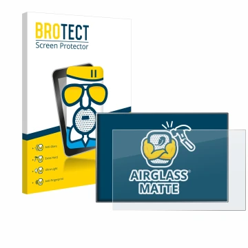 Vorderseite einer Produktverpackung mit dem Markenlogo BROTECT. Daneben ist das Gerät Siemens Simatic HMI KTP 900 Basic mit de