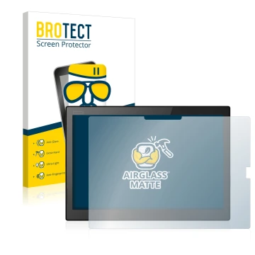 Vorderseite einer Produktverpackung mit dem Markenlogo BROTECT. Daneben ist das Gerät Lenovo ThinkPad X1 Tablet (3.Gen) mit de