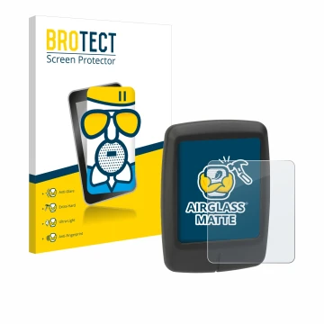 Vorderseite einer Produktverpackung mit dem Markenlogo BROTECT. Daneben ist das Gerät Specialized Turbo Connect Display mit de