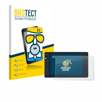 Vorderseite einer Produktverpackung mit dem Markenlogo BROTECT. Daneben ist das Gerät SmallHD 703 Bolt Wireless Monitor mit de
