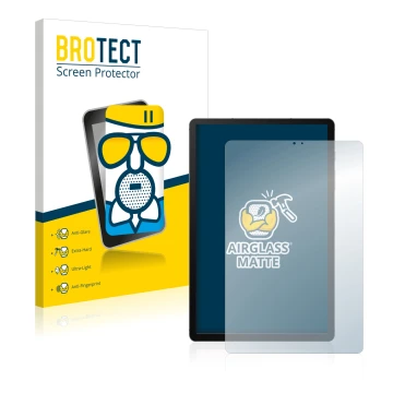 Vorderseite einer Produktverpackung mit dem Markenlogo BROTECT. Daneben ist das Gerät Samsung Galaxy Tab S6 WiFi 2019 mit dem 