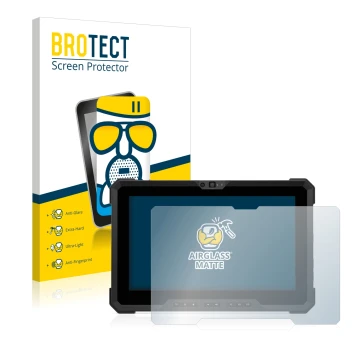 Vorderseite einer Produktverpackung mit dem Markenlogo BROTECT. Daneben ist das Gerät Dell Latitude 7220EX Rugged Extreme mit 