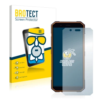 Vorderseite einer Produktverpackung mit dem Markenlogo BROTECT. Daneben ist das Gerät Hammer Energy 18X9 mit dem zugehörigen D