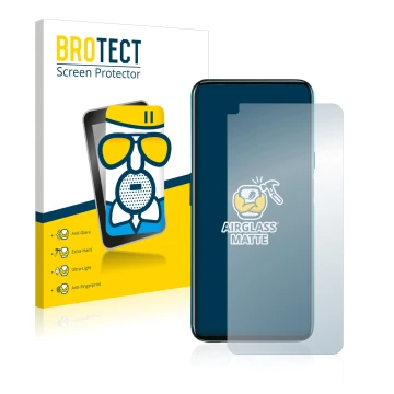 Vorderseite einer Produktverpackung mit dem Markenlogo BROTECT. Daneben ist das Gerät Hafury GT20 mit dem zugehörigen Displays
