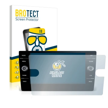 Vorderseite einer Produktverpackung mit dem Markenlogo BROTECT. Daneben ist das Gerät Volkswagen T-Roc United TSI 2020 Discove