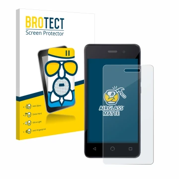 Vorderseite einer Produktverpackung mit dem Markenlogo BROTECT. Daneben ist das Gerät Omnipod Dash mit dem zugehörigen Display