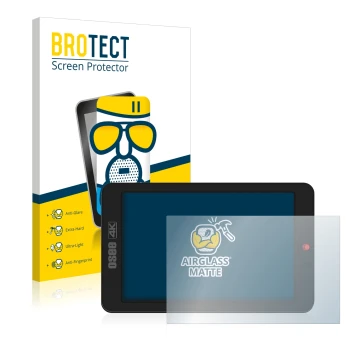 Vorderseite einer Produktverpackung mit dem Markenlogo BROTECT. Daneben ist das Gerät Osee G7 mit dem zugehörigen Displayschut