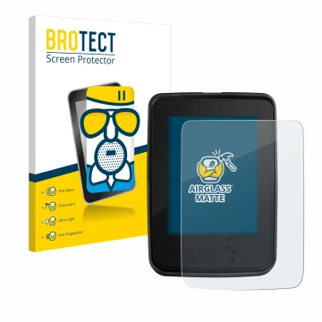 Vorderseite einer Produktverpackung mit dem Markenlogo BROTECT. Daneben ist das Gerät Giant RideDash Evo mit dem zugehörigen D