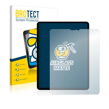 Vorderseite einer Produktverpackung mit dem Markenlogo BROTECT. Daneben ist das Gerät Apple iPad Pro 11