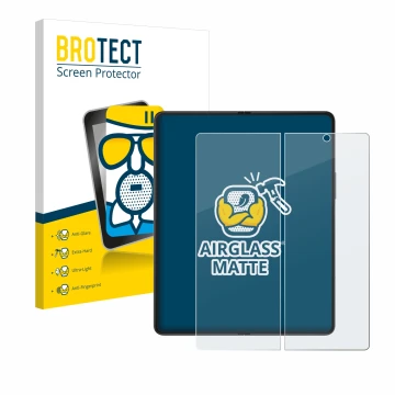Vorderseite einer Produktverpackung mit dem Markenlogo BROTECT. Daneben ist das Gerät Samsung Galaxy Z Fold 3 5G (Inneres Disp