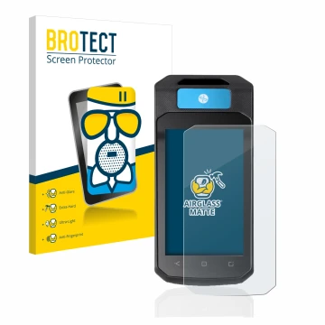 Vorderseite einer Produktverpackung mit dem Markenlogo BROTECT. Daneben ist das Gerät Accu-Chek Insight mit DBLG1 mit dem zuge