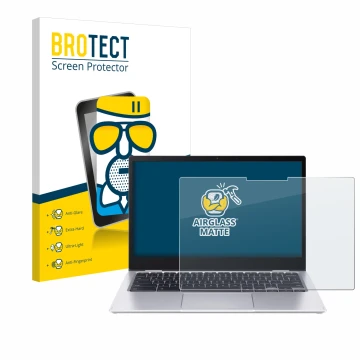 Vorderseite einer Produktverpackung mit dem Markenlogo BROTECT. Daneben ist das Gerät Acer Chromebook Spin 513 CP513-1H-S72Y m