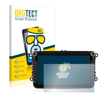 Vorderseite einer Produktverpackung mit dem Markenlogo BROTECT. Daneben ist das Gerät Isudar T72 8