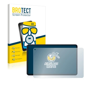 Vorderseite einer Produktverpackung mit dem Markenlogo BROTECT. Daneben ist das Gerät Huawei MatePad Pro 10.8