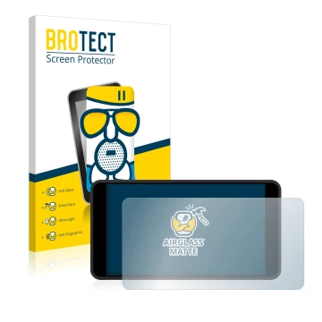 Vorderseite einer Produktverpackung mit dem Markenlogo BROTECT. Daneben ist das Gerät Portkeys PT5 II mit dem zugehörigen Disp