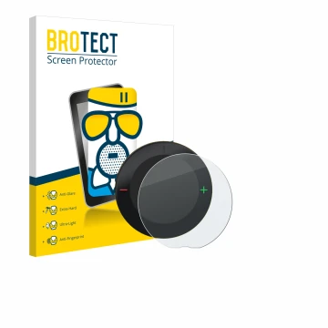 Vorderseite einer Produktverpackung mit dem Markenlogo BROTECT. Daneben ist das Gerät Beeline Velo 2 mit dem zugehörigen Displ