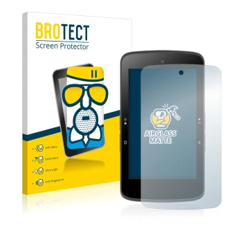 Vorderseite einer Produktverpackung mit dem Markenlogo BROTECT. Daneben ist das Gerät Bryton Rider S800 mit dem zugehörigen Di