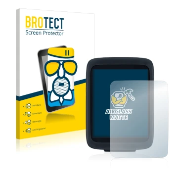 Vorderseite einer Produktverpackung mit dem Markenlogo BROTECT. Daneben ist das Gerät Sigma BC 8.0 WL mit dem zugehörigen Disp