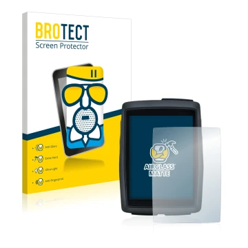 Vorderseite einer Produktverpackung mit dem Markenlogo BROTECT. Daneben ist das Gerät Sigma BC 14.0 WL mit dem zugehörigen Dis