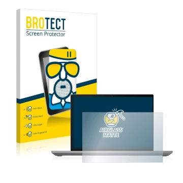 Vorderseite einer Produktverpackung mit dem Markenlogo BROTECT. Daneben ist das Gerät Lenovo ThinkPad P14s Gen 3 mit dem zugeh