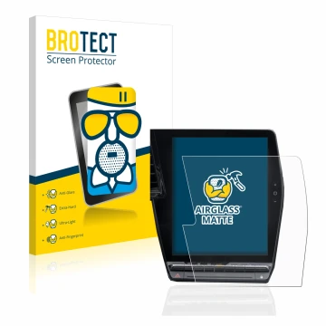 Vorderseite einer Produktverpackung mit dem Markenlogo BROTECT. Daneben ist das Gerät Renault Megane E-Tech openR Link 12