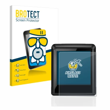 Vorderseite einer Produktverpackung mit dem Markenlogo BROTECT. Daneben ist das Gerät Bosch Intuvia 100 mit dem zugehörigen Di