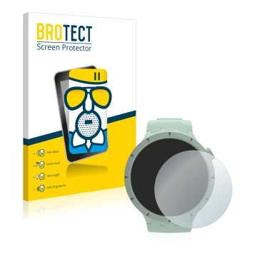 Vorderseite einer Produktverpackung mit dem Markenlogo BROTECT. Daneben ist das Gerät Swatch Big Bold Bioceramic mit dem zugeh