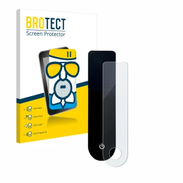 Vorderseite einer Produktverpackung mit dem Markenlogo BROTECT. Daneben ist das Gerät Xiaomi Mi 3 E-Scooter mit dem zugehörige