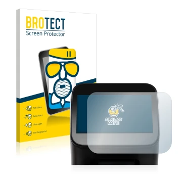 Vorderseite einer Produktverpackung mit dem Markenlogo BROTECT. Daneben ist das Gerät Shaper Origin Gen1 mit dem zugehörigen D