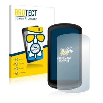 Vorderseite einer Produktverpackung mit dem Markenlogo BROTECT. Daneben ist das Gerät Garmin Edge 1040 Solar mit dem zugehörig