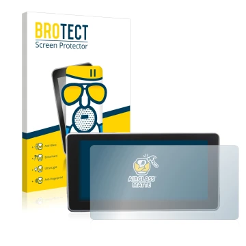 Vorderseite einer Produktverpackung mit dem Markenlogo BROTECT. Daneben ist das Gerät Audi A4 B9 2016 mit dem zugehörigen Disp