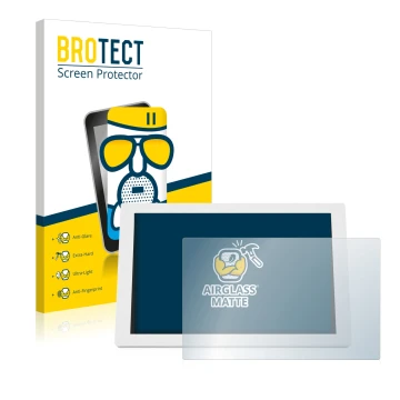 Vorderseite einer Produktverpackung mit dem Markenlogo BROTECT. Daneben ist das Gerät WetterOnline Home 3 mit dem zugehörigen 