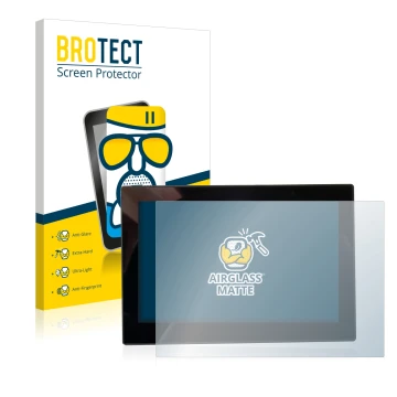 Vorderseite einer Produktverpackung mit dem Markenlogo BROTECT. Daneben ist das Gerät MG 4 7-Zoll Digitales Instrumentendispla