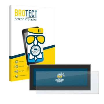 Vorderseite einer Produktverpackung mit dem Markenlogo BROTECT. Daneben ist das Gerät Opel Astra L 2022 Navigationssystem mit 