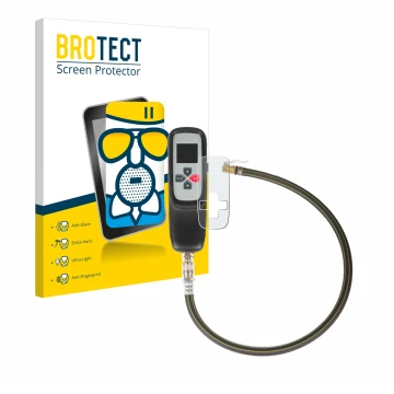 Vorderseite einer Produktverpackung mit dem Markenlogo BROTECT. Daneben ist das Gerät Bartec TAP 100 /200 mit dem zugehörigen 